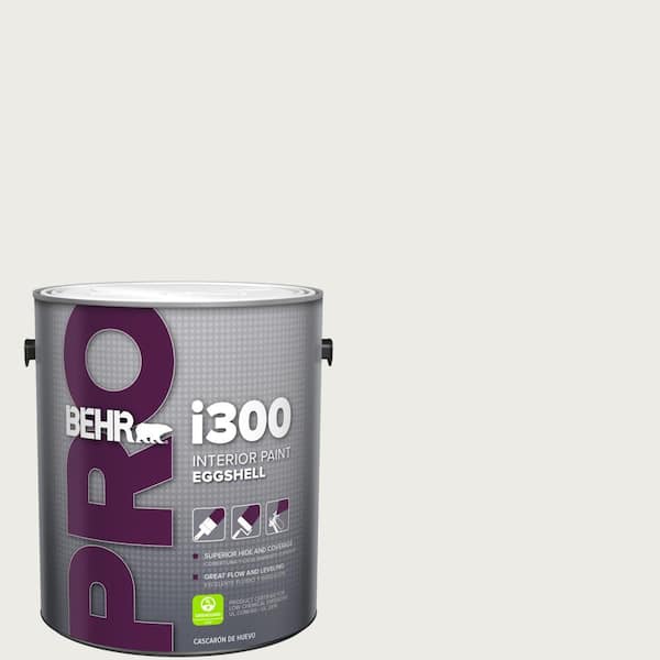 BEHR PRO 1 gal. #BL-W14 White Eggshell Interior Paint