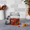 Mason Craft and More 3-Piece Belly Glass Kitchen Canister Set with Lids  TTU-B9023-EC - The Home Depot