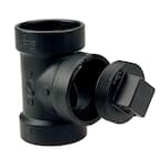 Rectorseal 97482 3-Inch ABS Tom-Kap Adapter & Plug - Threaded Cleanout Fitting For Drain, Waste, And Vent Systems