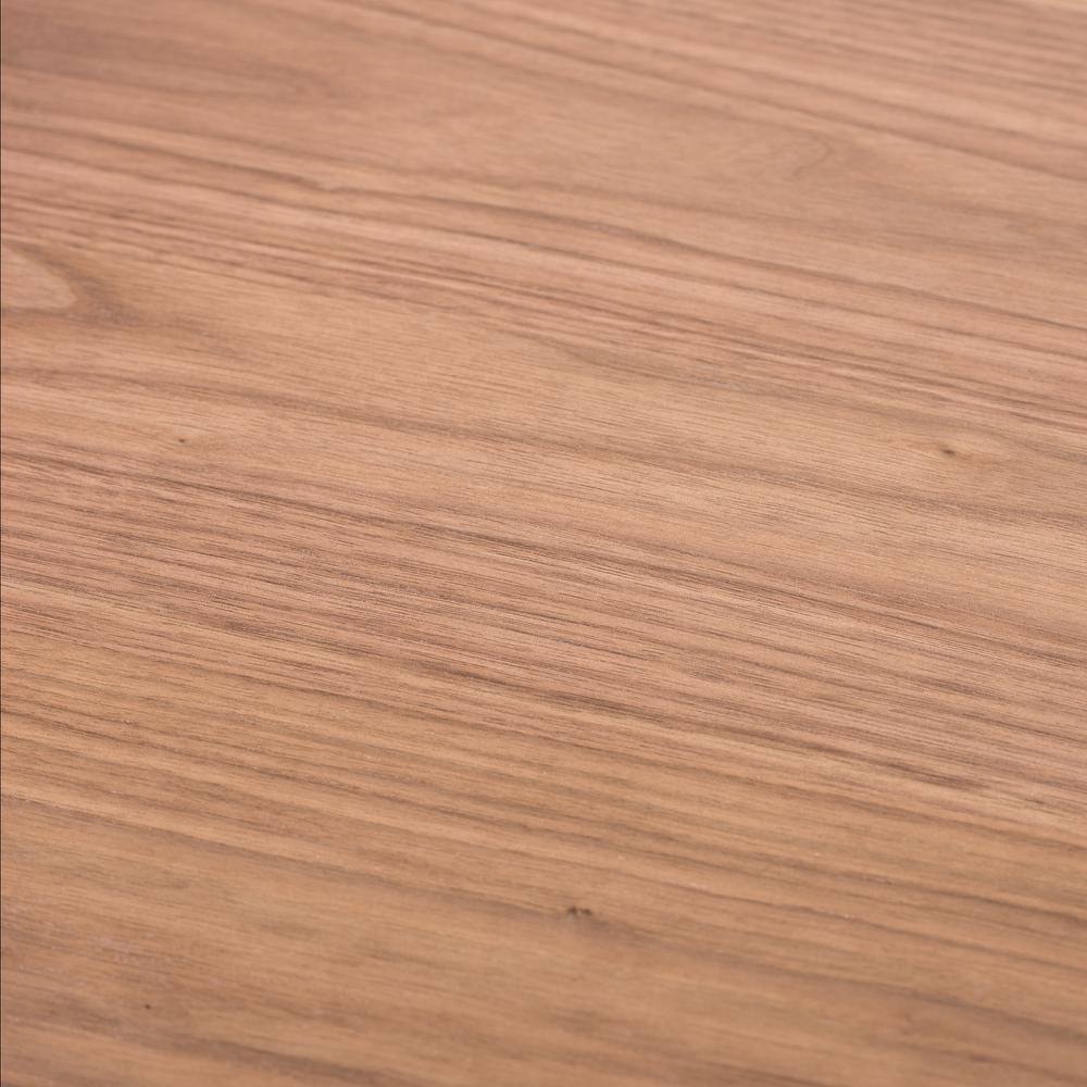 Dahlia 24" Square Walnut Wood Mid-Century Modern End Table