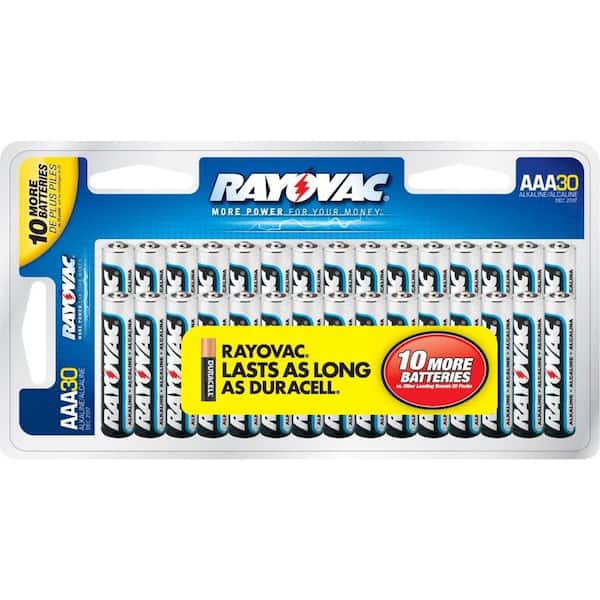 Rayovac Alkaline AAA Batteries (30-Pack)-DISCONTINUED