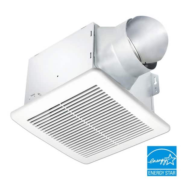 Smart Series 150-200 CFM Ceiling Bathroom Exhaust Fan with Adjustable High Speed Options, Energy Star