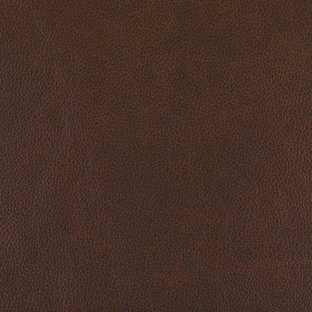 88" Brown Tufted Leather Lawson Sofa with Wood Frame