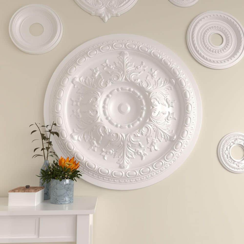 Oslo Primed Urethane 38" Ceiling Medallion