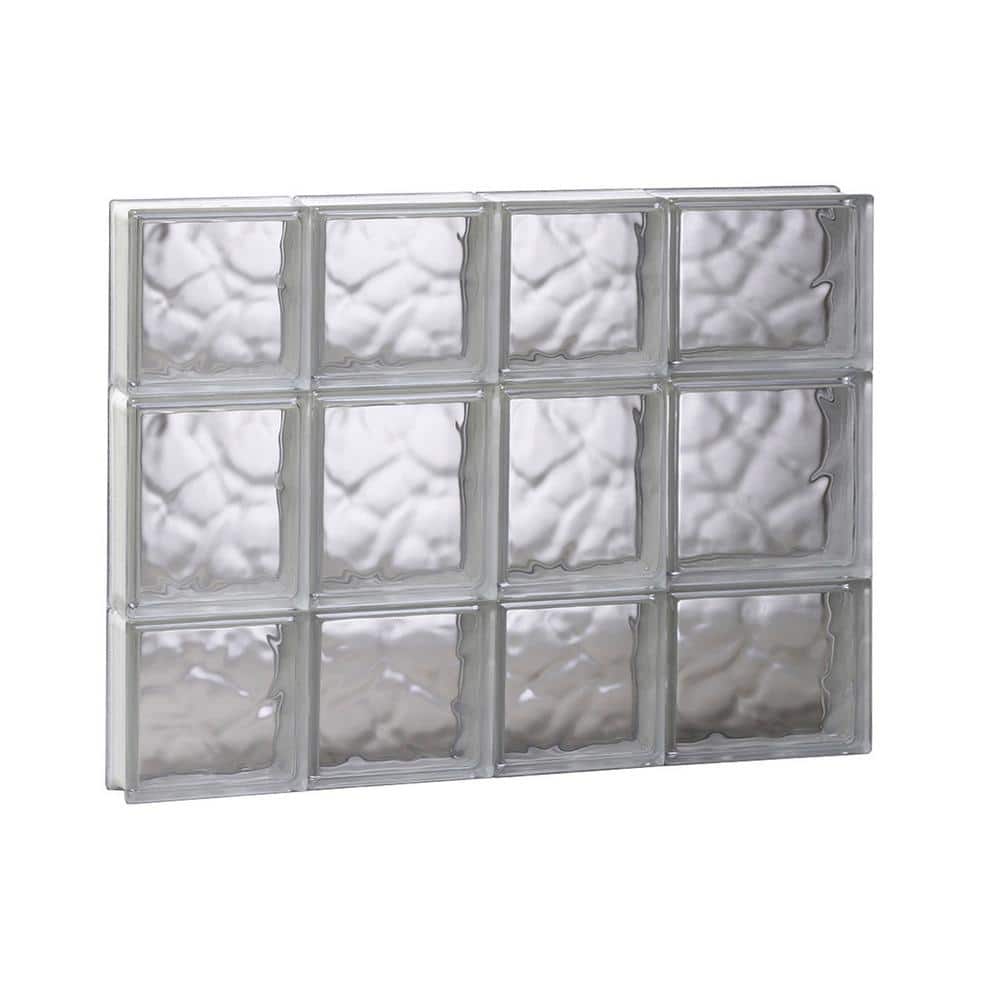 25 in. x 19.25 in. x 3.125 in. Frameless Wave Pattern Non-Vented Glass Block Window price history on PriceWatchPro