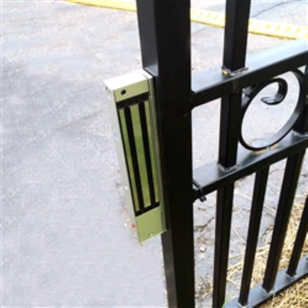Silver Electromagnetic Security Gate Lock for Swing Gates