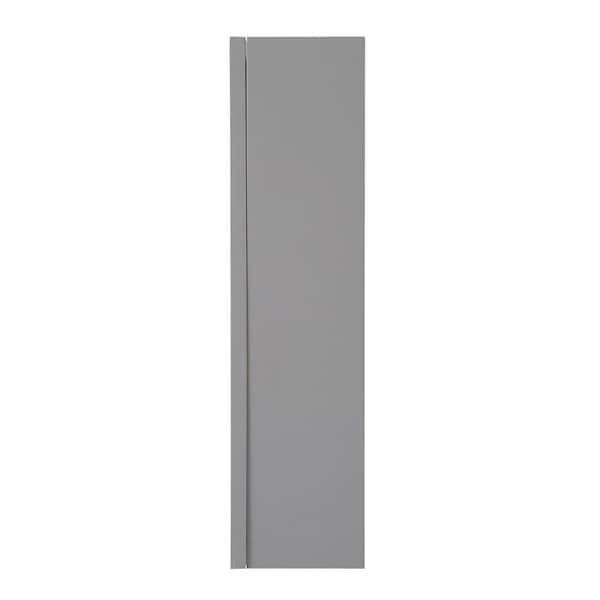 Home Decorators Collection Gazette 22 in. W x 26 in. H 6-5/8 in. D Framed Surface-Mount Bathroom Medicine Cabinet in Grey GAGC2226 - The Home Depot