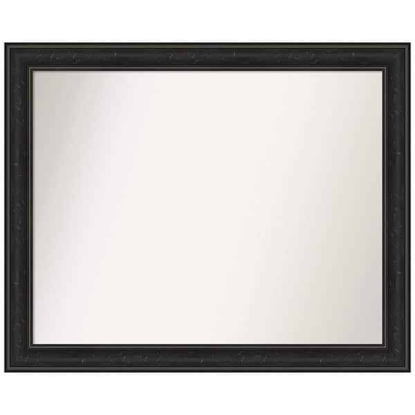Amanti Art Shipwreck Black Narrow 32 in. W x 26 in. H Non-Beveled Bathroom Wall Mirror in Black