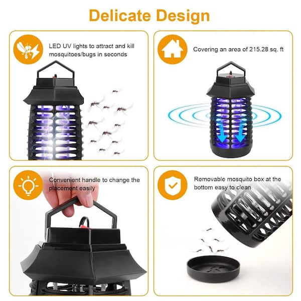Silent Hybrid Spectrum Flycatcher Fly Trap Mosquito Killer Interior Insect Lamp Electric Fly Light Fly Killer Bug Zapper Indoor, with 2 Replacement Bulbs Silent Hybrid Spectrum Flycatcher Fly Trap Mosquito Killer Interior Insect Lamp Electric Fly Light Fly Killer Bug Zapper Indoor, with 2 Replacement Bulbs