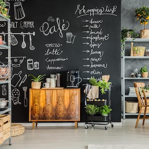 Chalkboard Peel and Stick Wallpaper (Covers 28 sq. ft.)