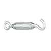 Zinc Plated Hook to Eye Turnbuckle, 3/8 x 15-1/18 - tridentfence