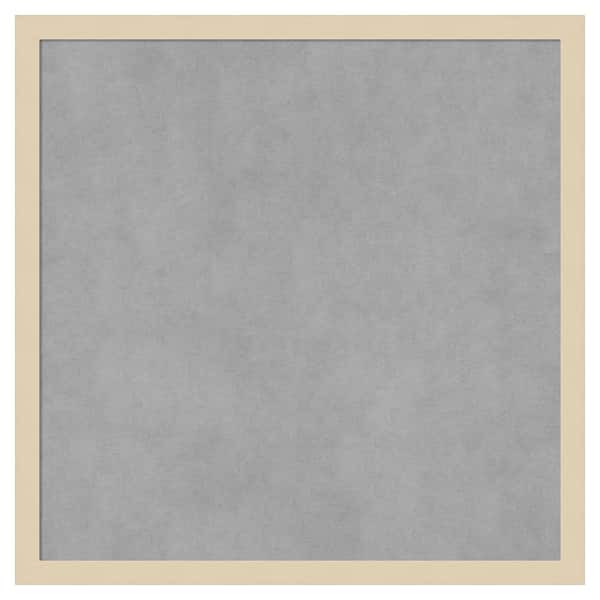 Amanti Art Svelte Natural 21 in. x 21 in. Framed Magnetic Board