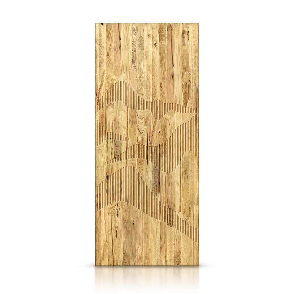 34 in. x 84 in. Hollow Core Weather Oak Stained Pine Wood Interior Door Slab price history on PriceWatchPro