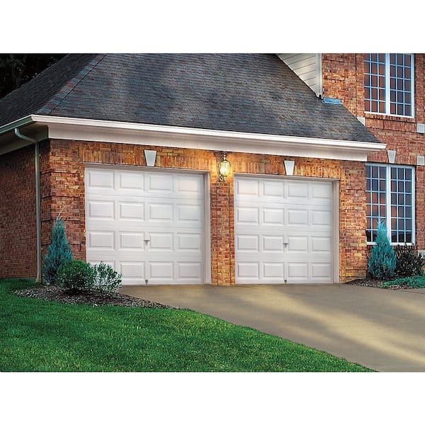 6 5 R Value Insulated White Garage Door, 10 X 7 Garage Door Home Depot