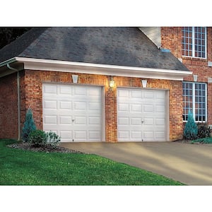 Classic Collection 8 ft. x 7 ft. 6.5 R-Value Insulated White Garage Door