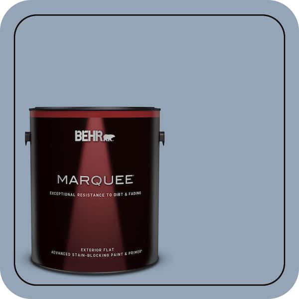 BEHR MARQUEE 1 gal. #580F-4 River Valley Flat Exterior Paint & Primer