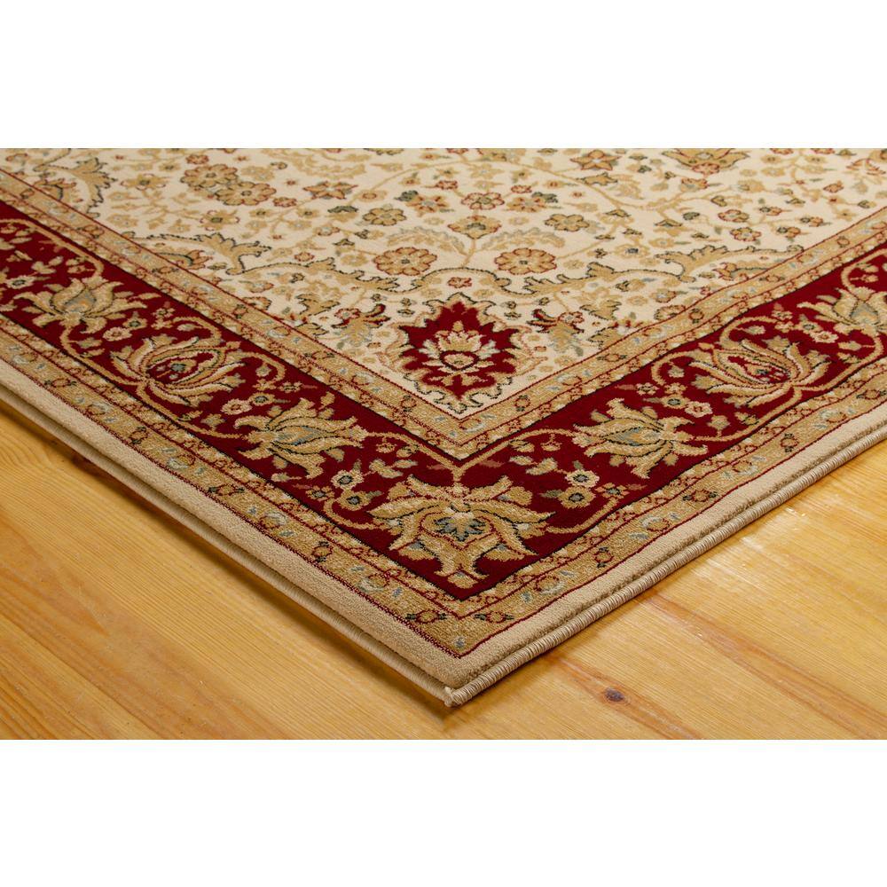 Regal Red Oriental 8' x 10' Easy-Care Synthetic Rug