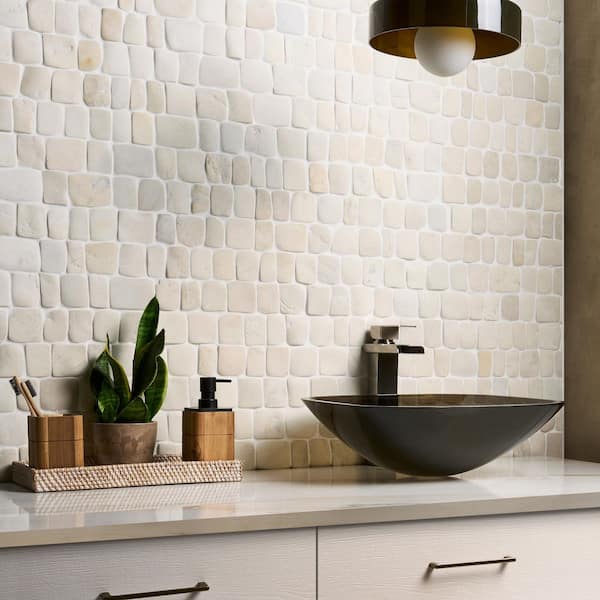 Ivy Hill Tile Countryside Pathway Lovina White 11.81 in. x 11.81