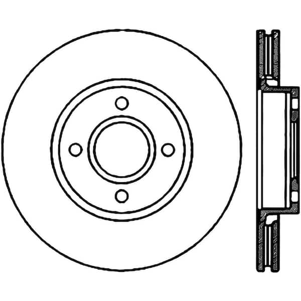 Centric Parts Disc Brake Rotor 1998-2000 Ford Contour