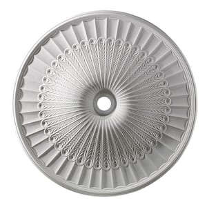 Hillspire 51 in. White Ceiling Medallion