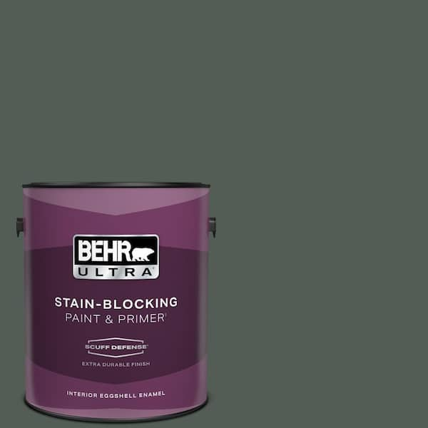 BEHR ULTRA 1 gal. #700F-7 Evergreen Bough Extra Durable Eggshell Enamel Interior Paint & Primer