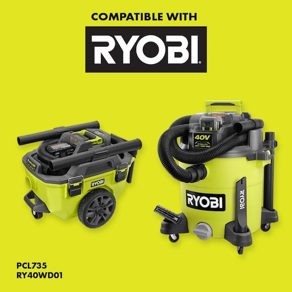 Large Wet/Dry Foam Filters (2-Pack)