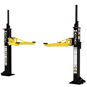 Symmetric Portable 2 Post Car Lift with 7000 lbs. Weight Capacity