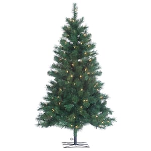 4 ft. Indoor Pre-Lit Colorado Spruce Artificial Christmas Tree with 150 UL Lights