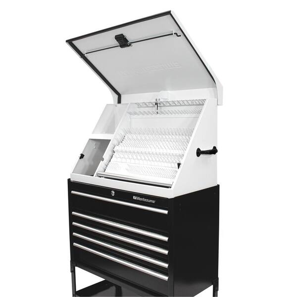 Montezuma 36 in. W x 17 in. D Portable Triangle White Powder