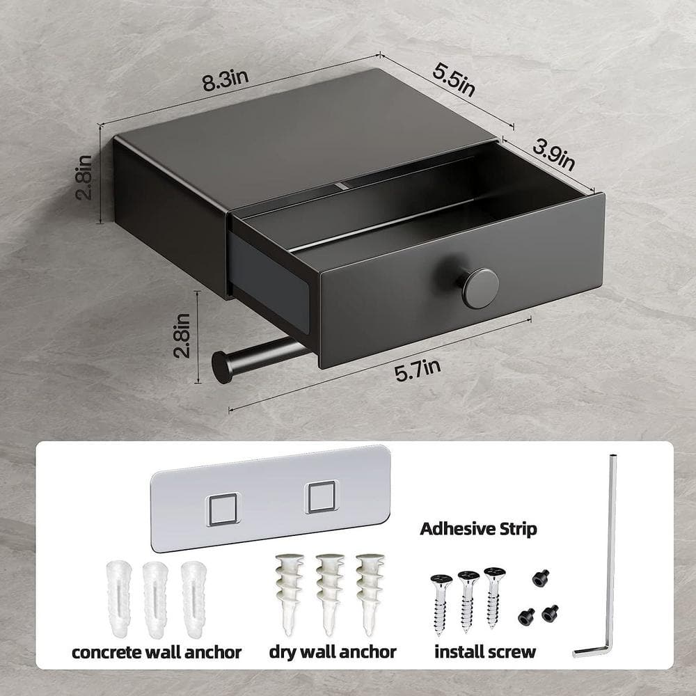 Amazon.com: KSDN Toilet Paper Cover,No Drilling Waterproof
