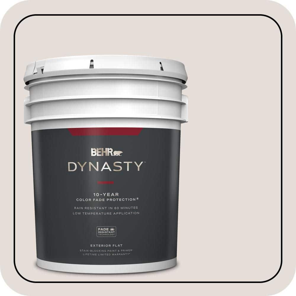 5 gal. Home Decorators Collection #HDC-CT-17 Pale Starlet Flat Exterior Stain-Blocking Paint & Primer price history on PriceWatchPro