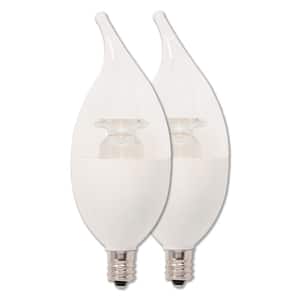 60-Watt Equivalent C13 LED Light Bulb Soft White light (2-Pack)