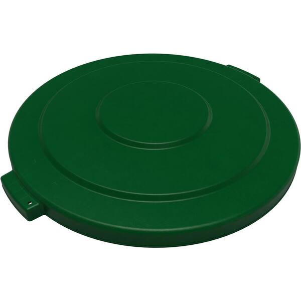 Carlisle 32 Gal. Green Round Trash Can Lid for Bronco Trash Cans