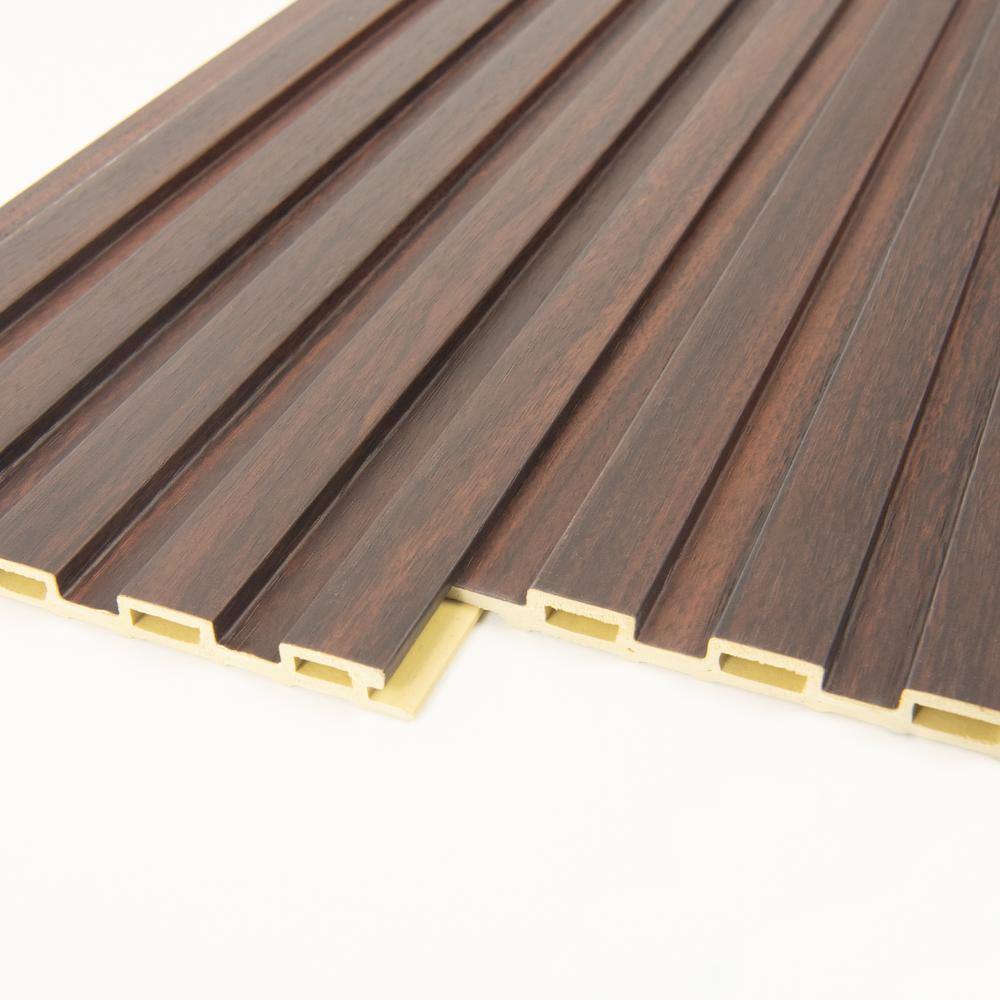 Lattice Panels Art3d Slat Wall Panels, WPC Soundproof 3D Wall Paneling ...