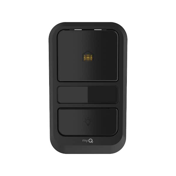 Battery Powered Multi-Function Wireless Wall Control with One Touch Operation for Select Garage Door Openers