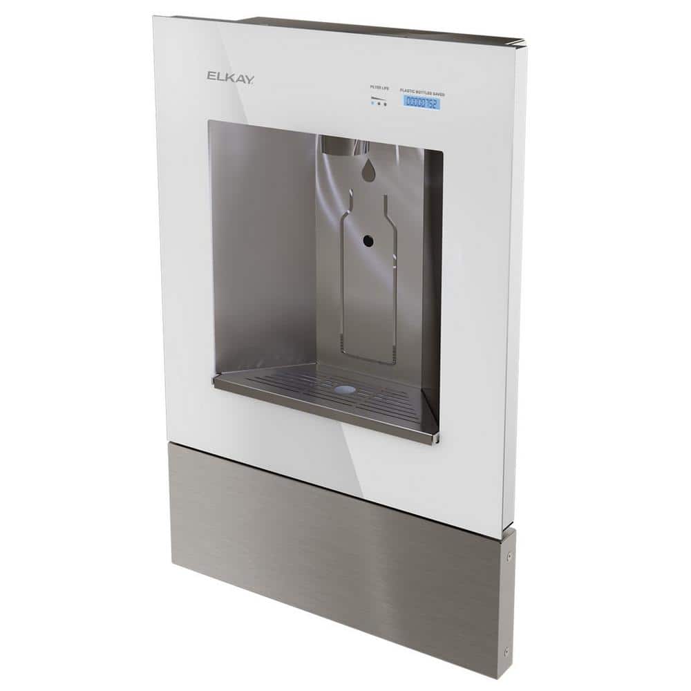 Aspen White Built-in Filtered Water Dispenser with Stainless Steel Front