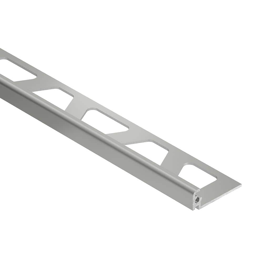 Jolly Metallic Grey Color-Coated Aluminum 0.438 in. x 98.5 in. Metal L-Angle Tile Edge Trim price history on PriceWatchPro