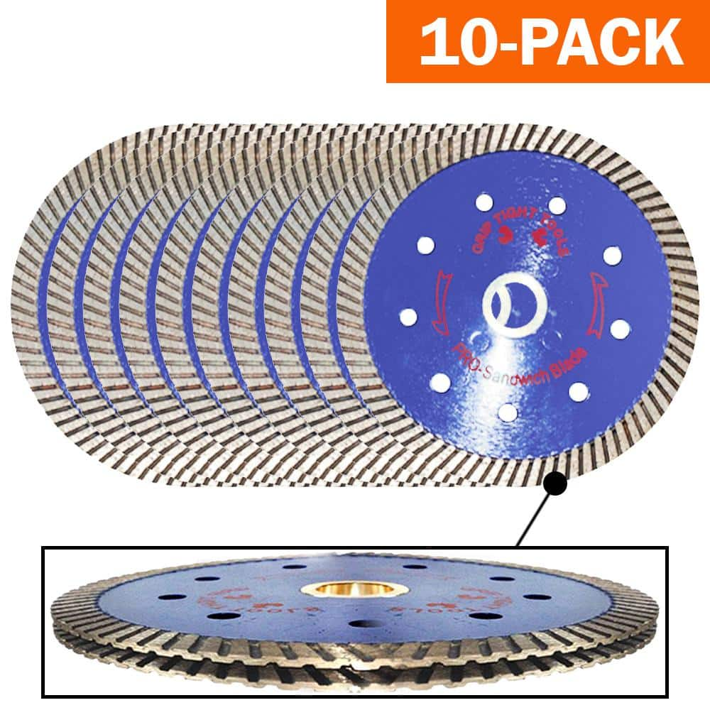 Grip Tight Tools Classic 4-in Wet/Dry Segmented Rim Diamond Saw Blade at