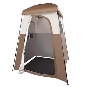 Camping Shower Tent 66 in. L x 66 in. W x 87 in. H 1 Room Privacy Tent Portable Shelter for Dressing Changing Toilet