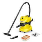 Karcher WD 3 Multi-Purpose 4.5 Gal. Wet-Dry Shop Vacuum Cleaner with  Attachments, Blower Feature and Compact Design 1000-Watt 1.628-114.0 - The  Home Depot