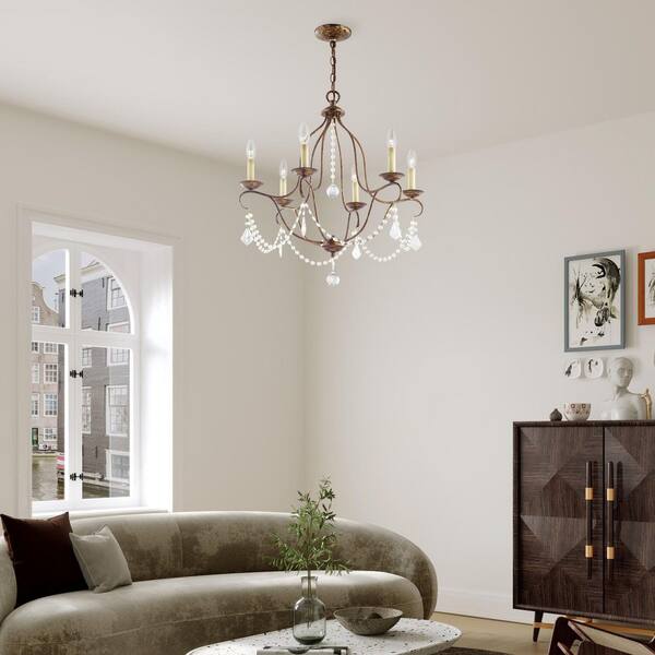 AVIANCE LIGHTING Langdon 6 Light Venetian Golden Bronze