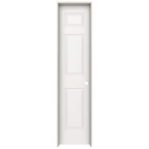 18 in. x 80 in. Colonist White Painted Left-Hand Smooth Molded Composite Single Prehung Interior Door