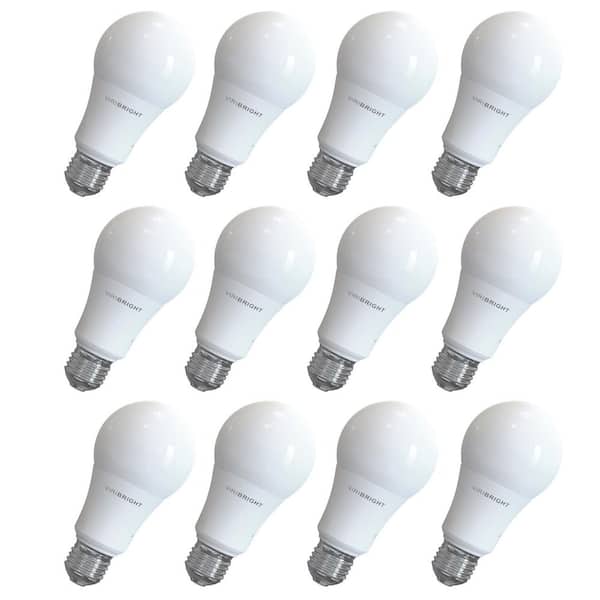 60-Watt Equivalent A19 E26 Title 20 Compliant Dimmable General Purpose LED Light Bulb 5000K Energy Star (12-Pack)