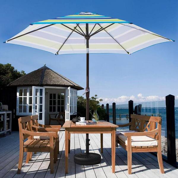10ft 8 ribs outdoor patio umbrella Amazon.com : 10 FT Patio Umbrella, 3 Tier Outdoor Table Umbrella with 8  Sturdy Glass Fiber Ribs and Push Button Tilt, Outdoor Patio Umbrellas for  Market Pool Garden Backyard, 1.5" Pole, Champagne (