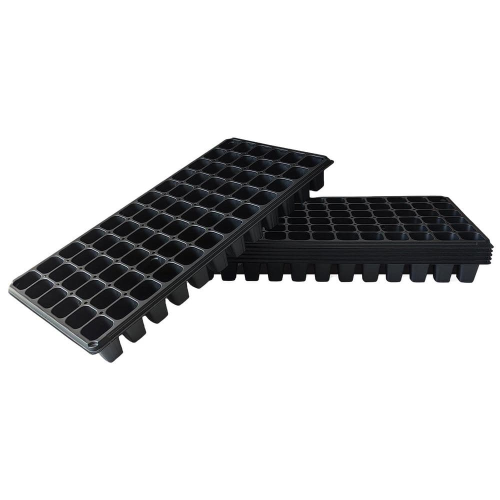 10-Pack 21.25 in. x 11 in. x 2.36 in. Deep 72 Cell Seedling Trays, Thick Durable 72 Cell Plug Tray Big Cell Seed Trays price history on PriceWatchPro