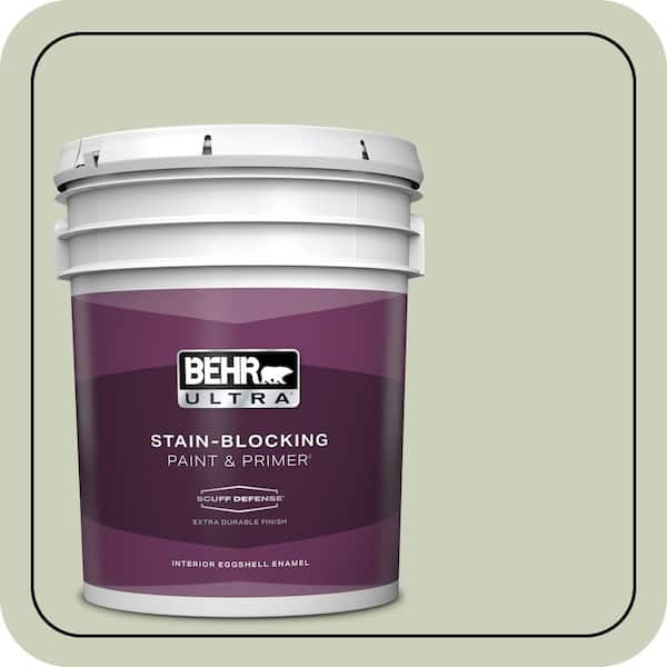 BEHR ULTRA 5 gal. #PPU10-09 Chinese Jade Extra Durable Eggshell Enamel Interior Paint & Primer
