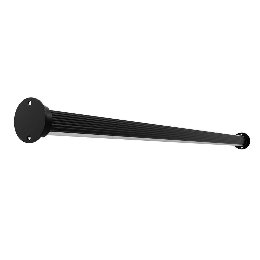 22.5 in. Matte Black Round Clothes Hanging Closet Rod with Remote Controlled Lighting [Power Supply Sold Separate] price history on PriceWatchPro