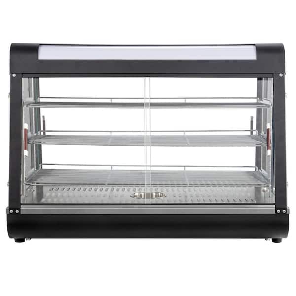 35 in. 1500-Watt 3-Tiers Commercial Food Warmer Display Buffet Server in Black