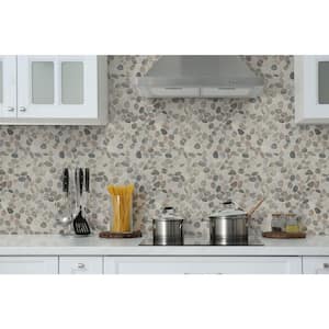 Puebla Griege 11.75 in. x 11.75 in. Polished Marble Look Wall Tile (9.1 sq. ft./Case)
