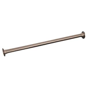 72 in. Straight Shower Rod in Polished Nickel